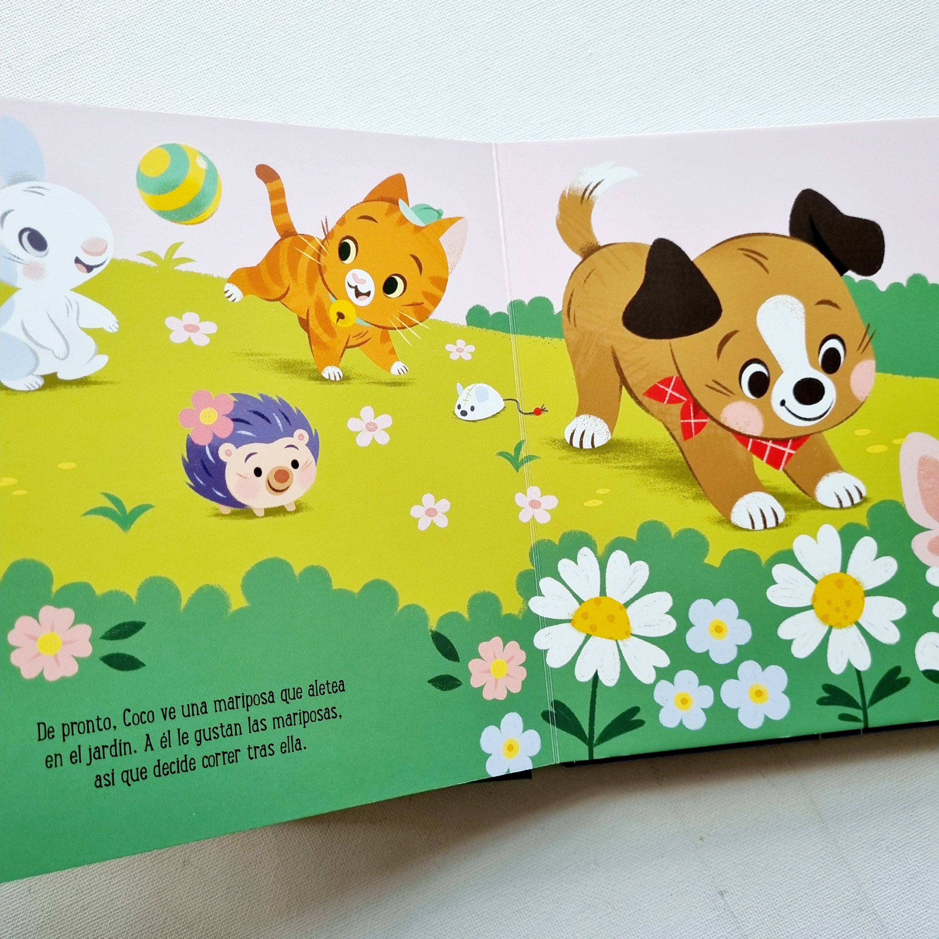 Buenas noches con mis tres títeres de dedo.  Pequeños amigos