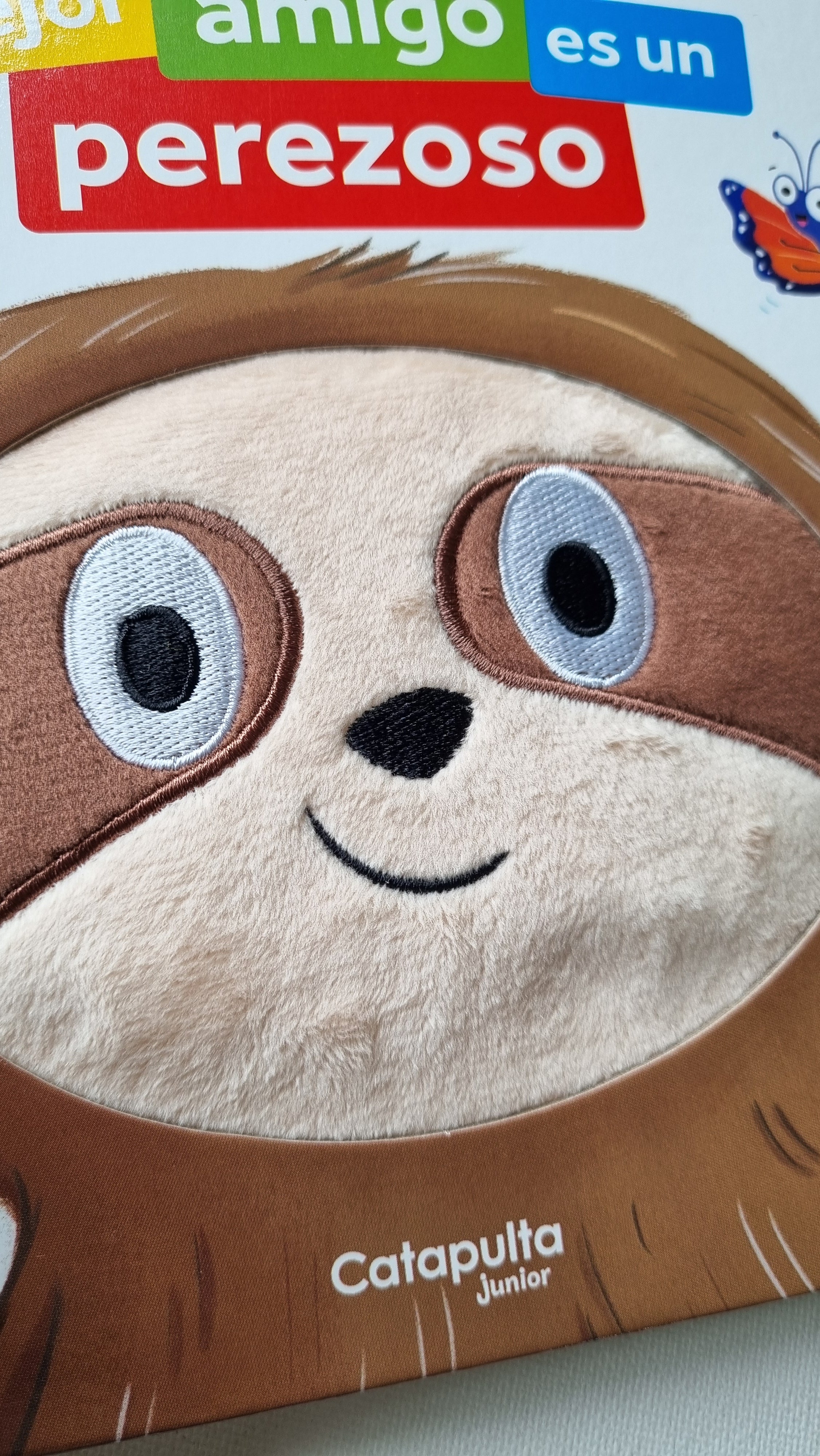 Mi mejor amigo es un perezoso. Para tocar y sentir