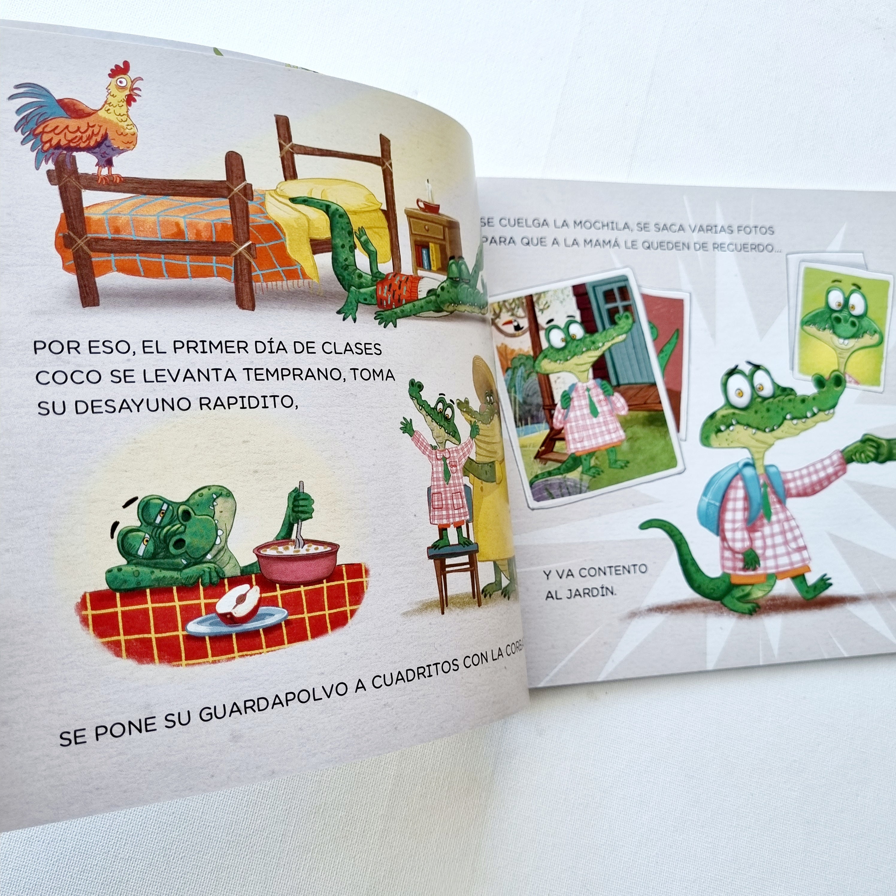 Coco va la jardín