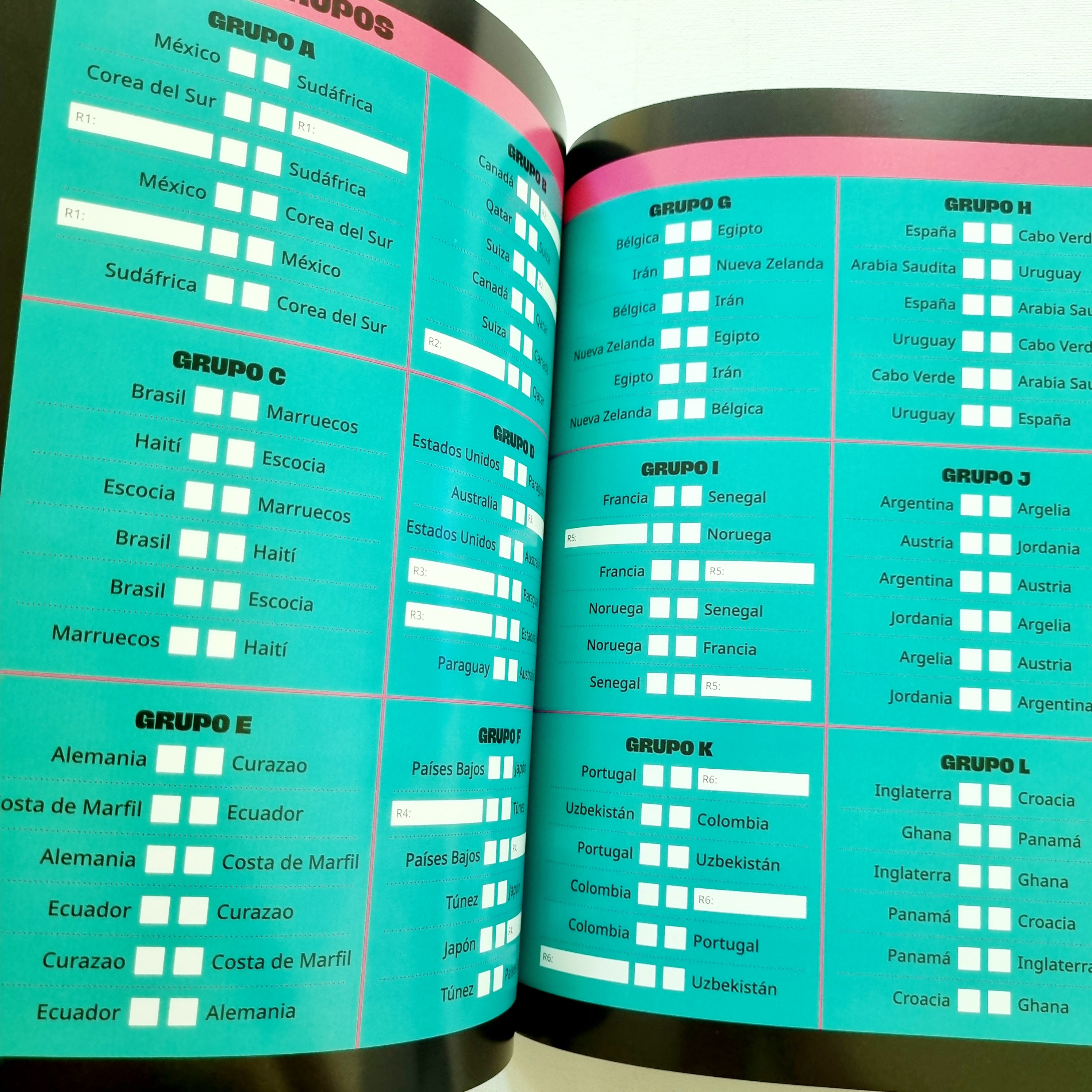 Los países del mundial 2026