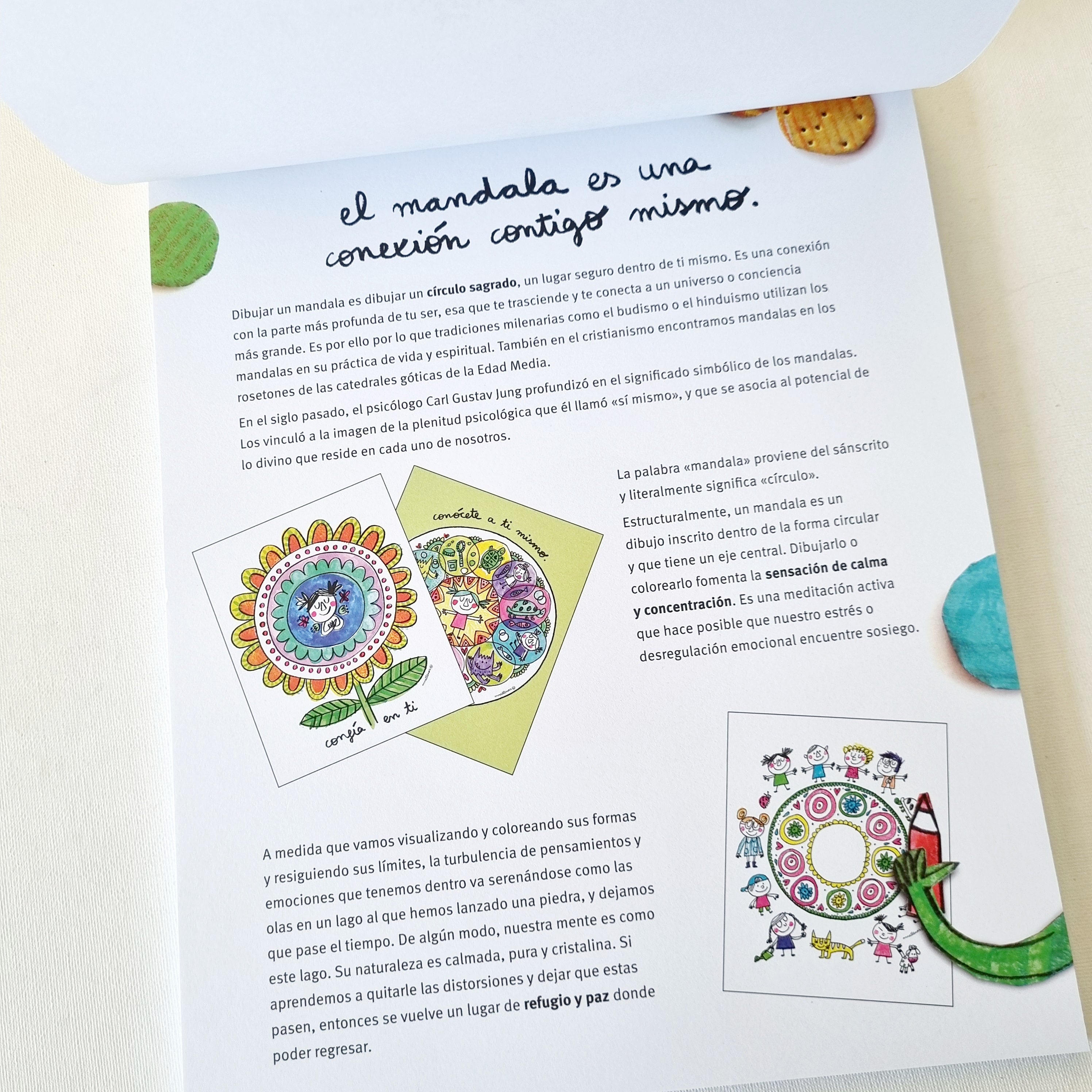 Mandalas. Mosntruo de colores