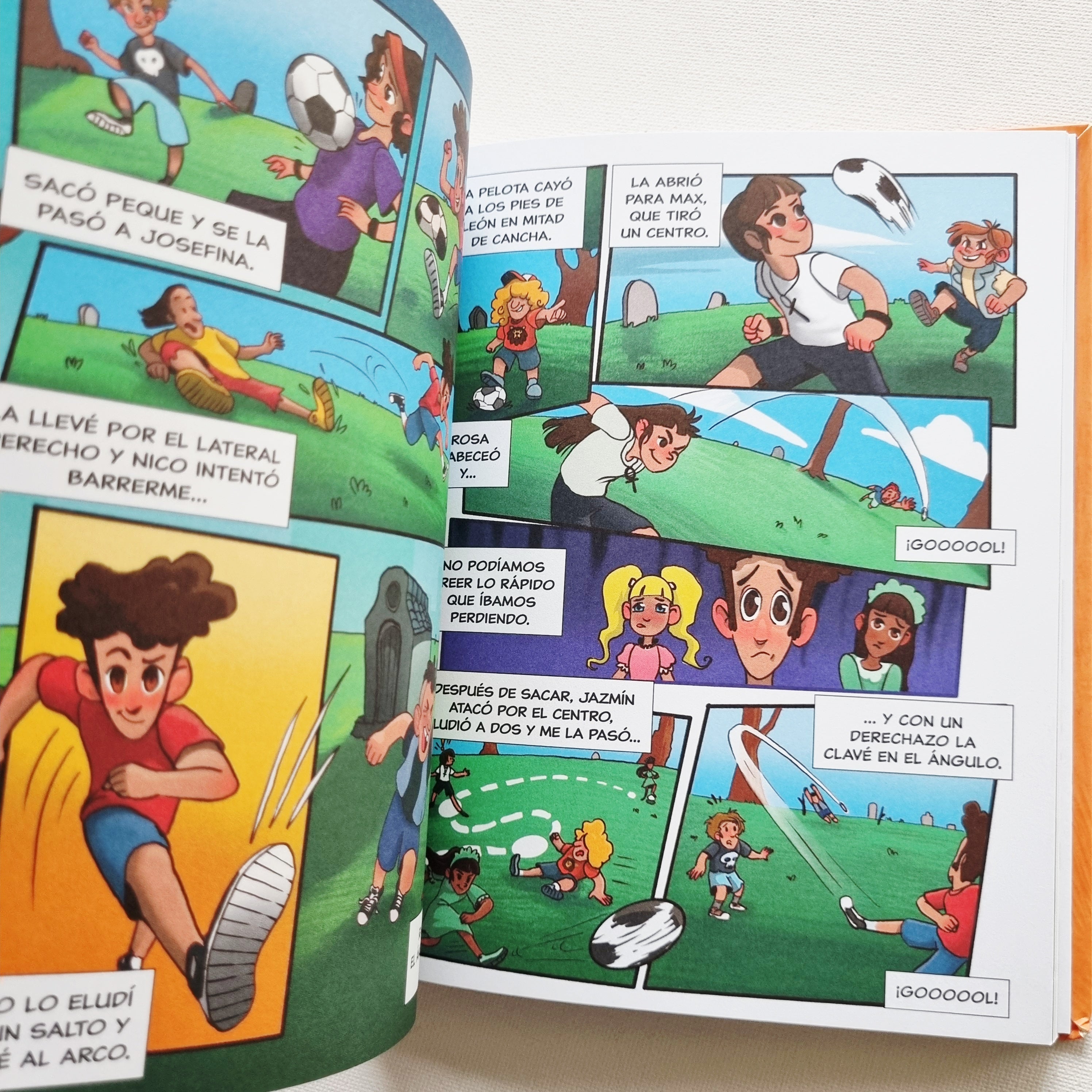 Los inventores del fútbol 3. Desafío en el cementerio