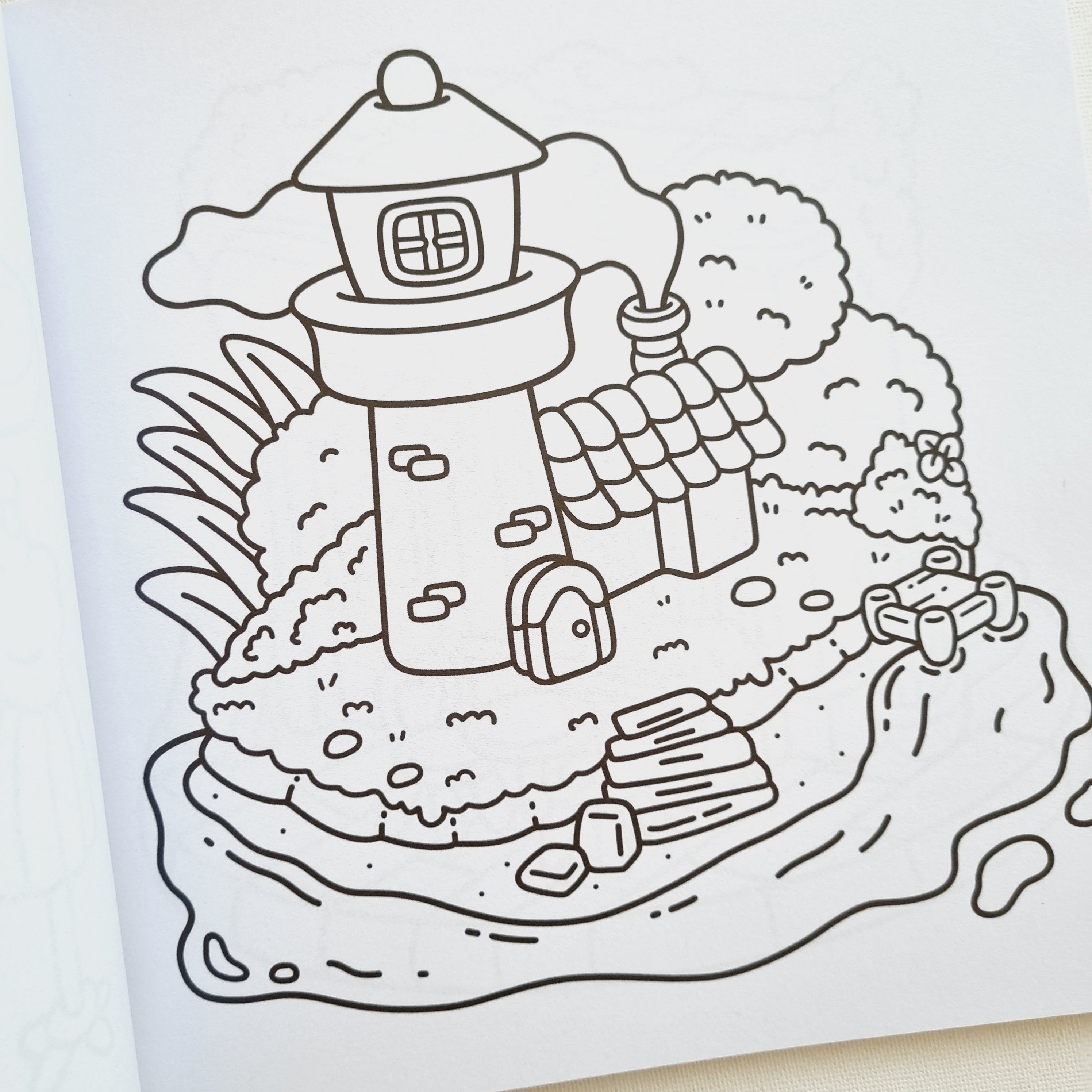 Little places. Libro para colorear
