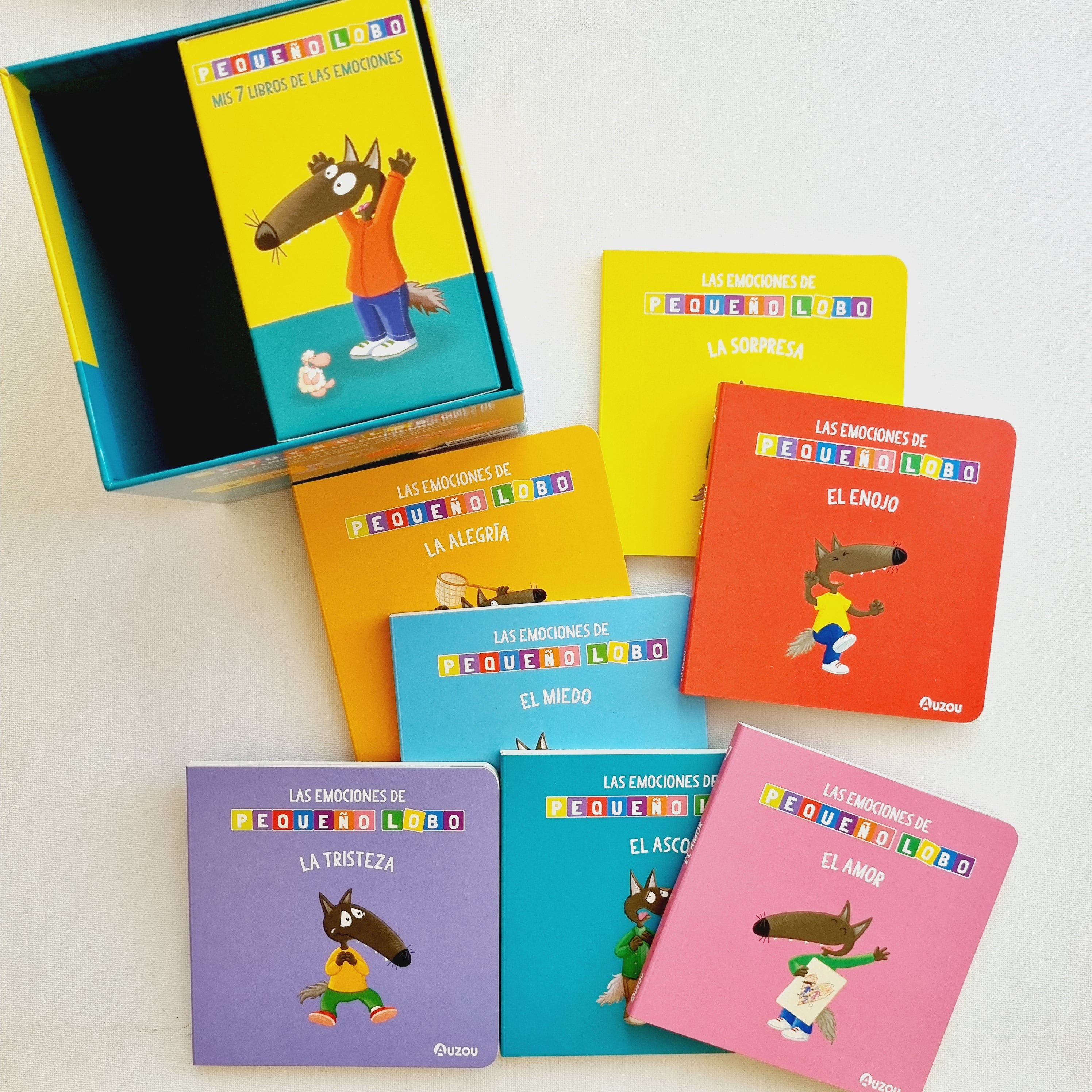 Pequeño Lobo box: Mis 7 libros de las emociones