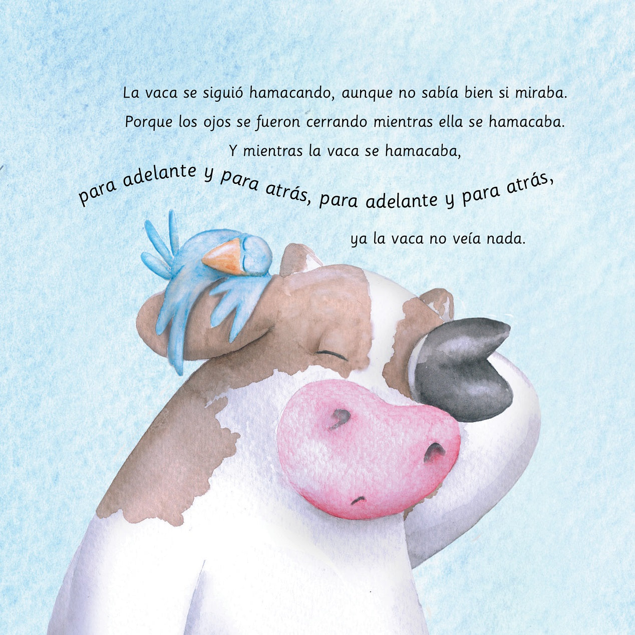 La Vaca en su hamaca - tapa blanda