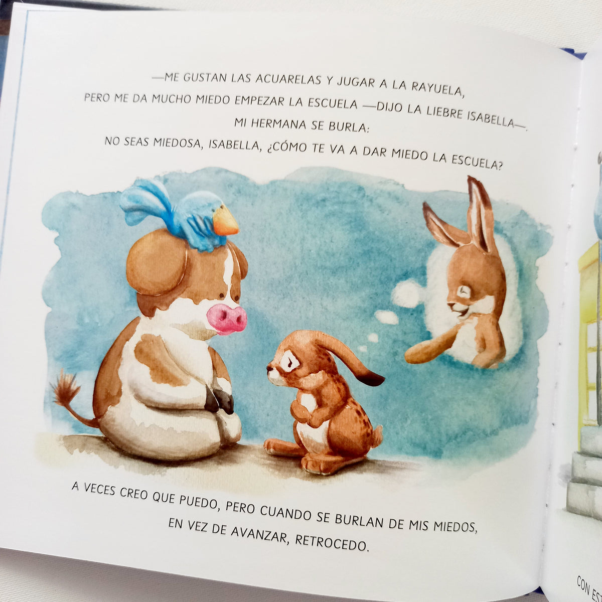 La vaca sus miedos ataca -tapa dura