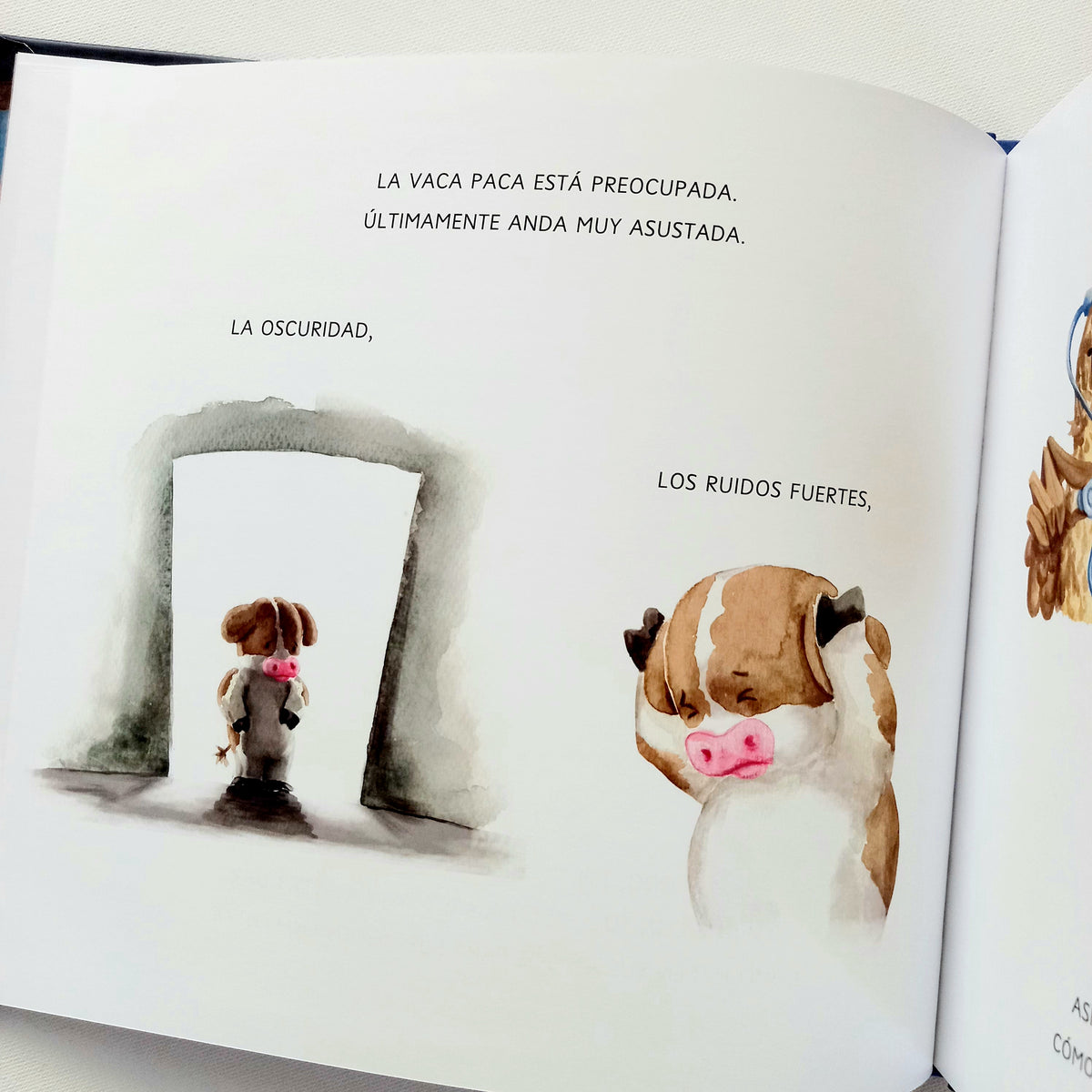La vaca sus miedos ataca -tapa dura