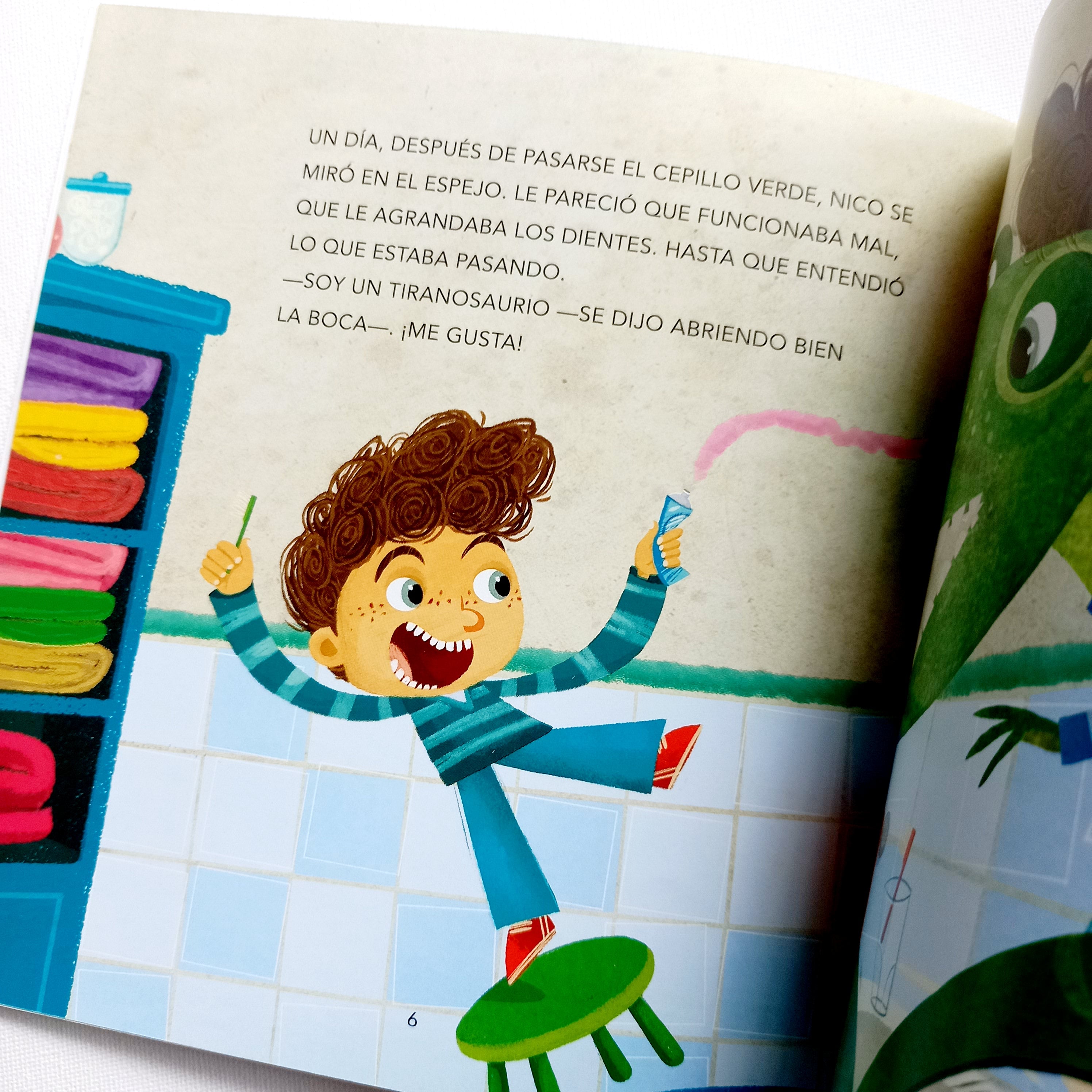 Dinos Feroces.  Cande y Nico