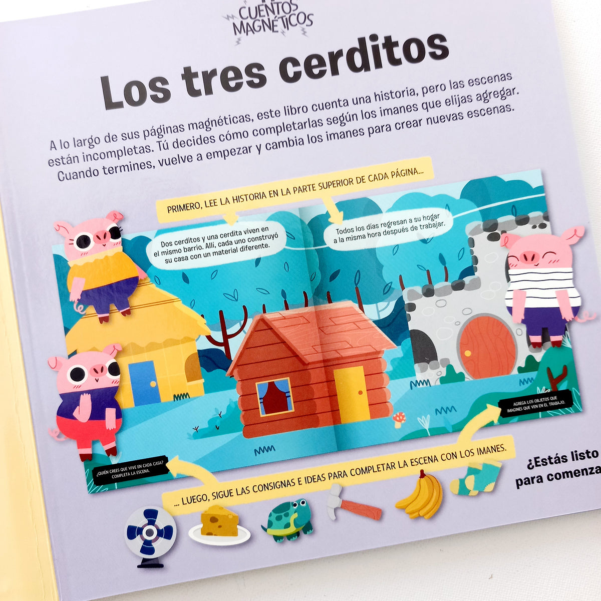 Los tres cerditos. Cuentos magnéticos