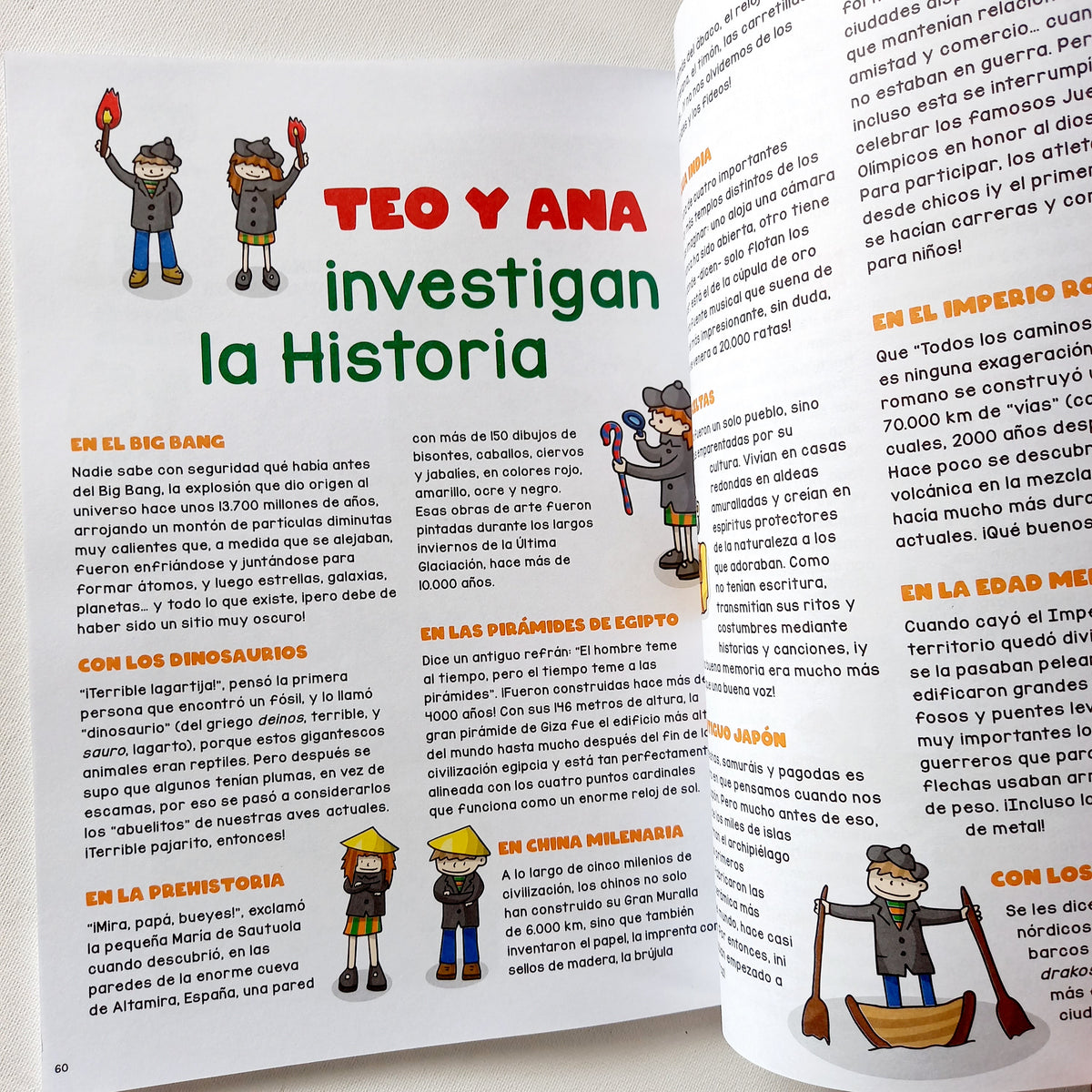 Teo y Ana investigan la historia