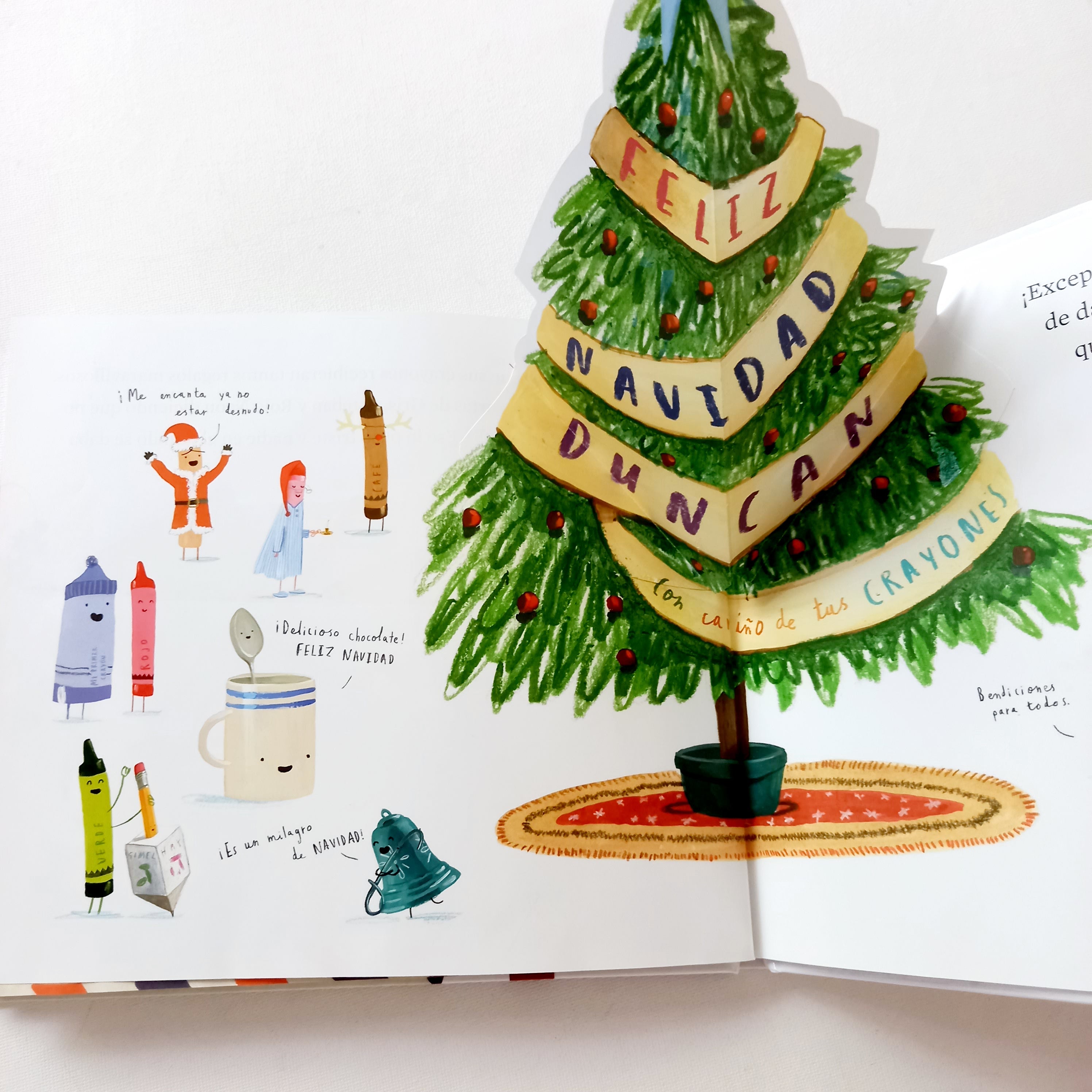 La navidad de los crayones