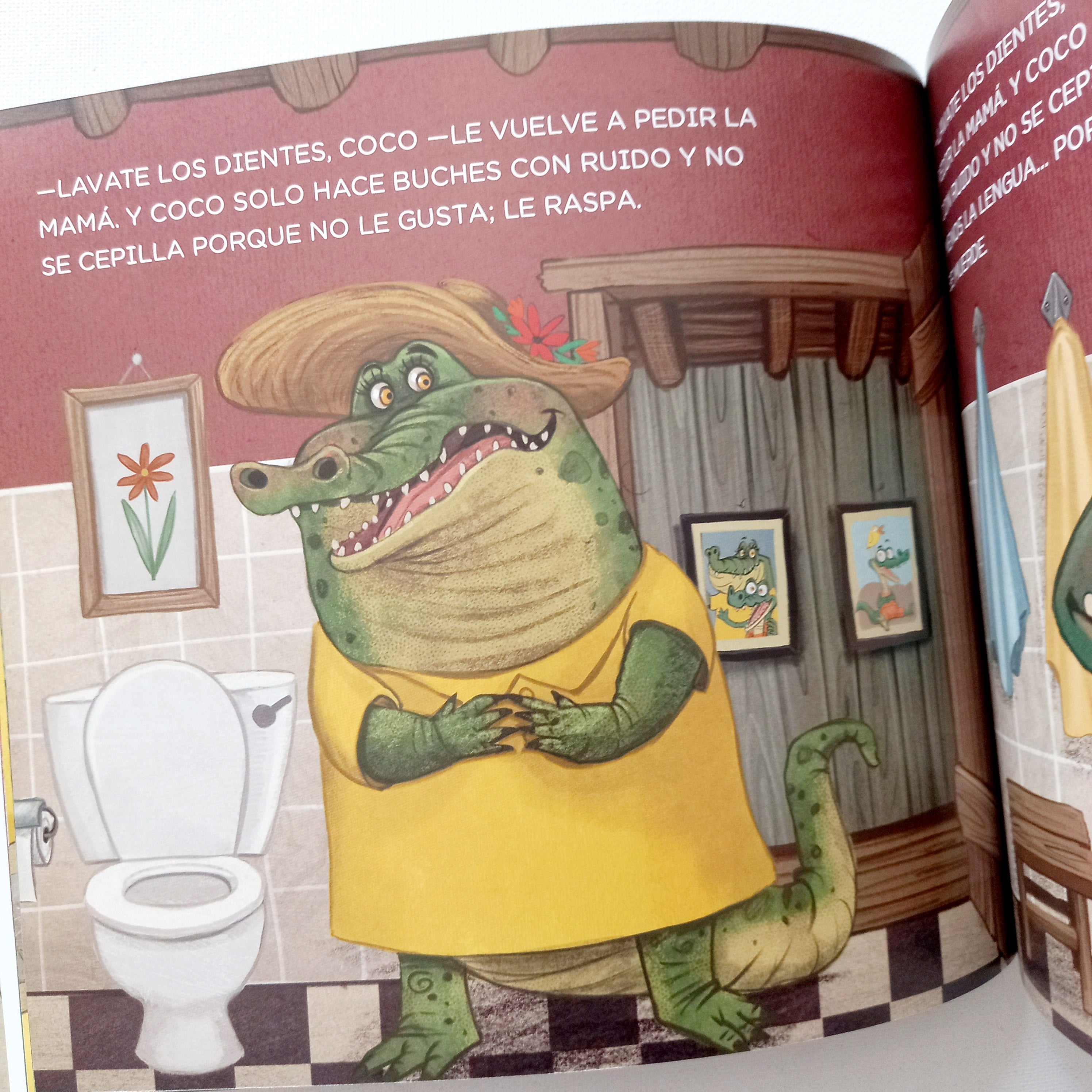 Coco se cepilla los dientes