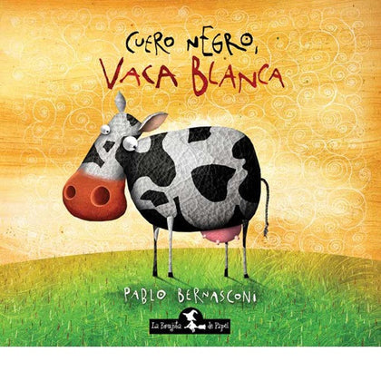 Cuero negro, vaca blanca