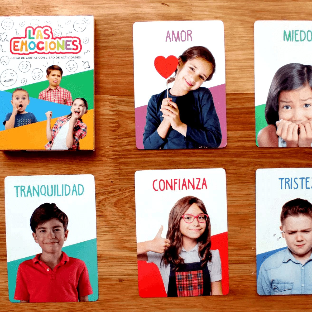 Las emociones. Juego de cartas