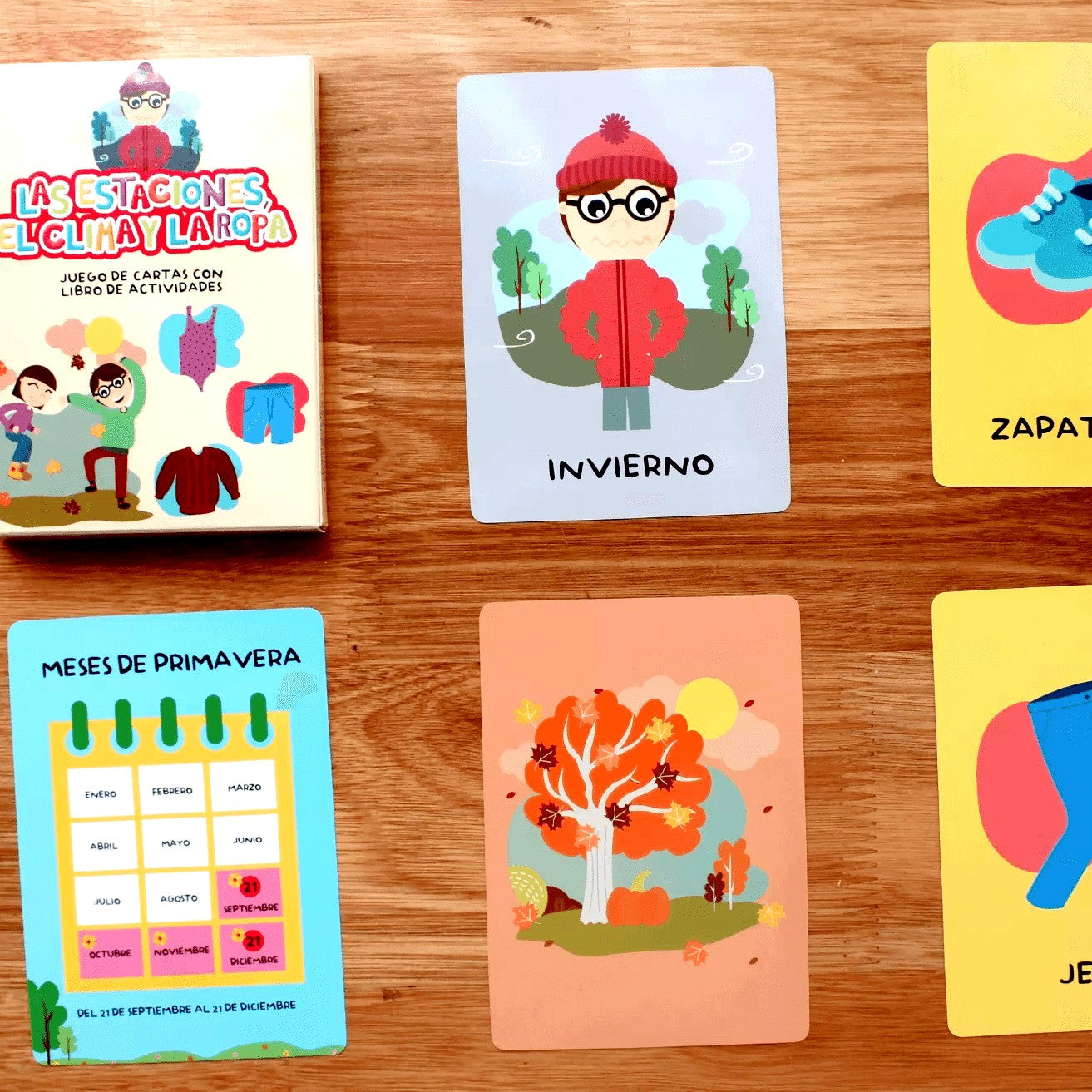 Las Estaciones Del Tipos De Ropa De Invierno Las Estaciones, El