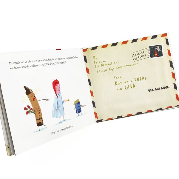 La navidad de los crayones