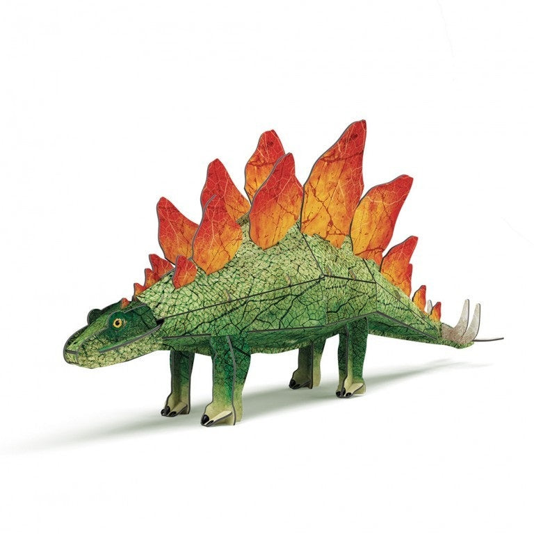 Dinosaurios 3D. La era de los dinosaurios. Estegosaurio 3D + Libro