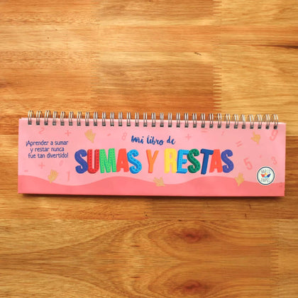 Sumas y restas.  Libro móvil
